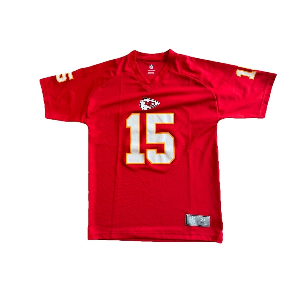 Kansas City Chiefs Patrick Mahomes #15 Youth XL NFL Team App Red Jersey 18/20